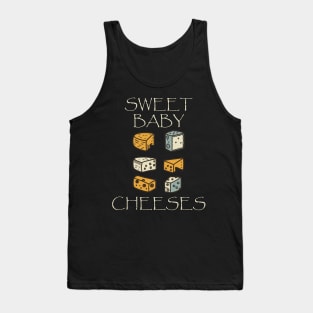 Cheese Lover Funny Sweet Baby Cheeses Tank Top